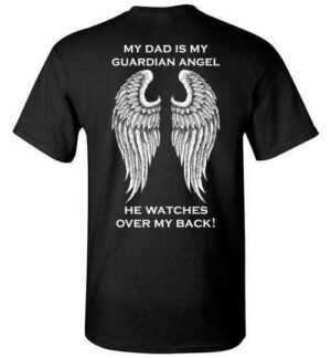 My Dad Is My Guardian Angel Youth T-Shirt