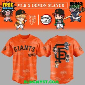 2025 San Francisco Giants x Demon Slayer Edition Baseball Jersey