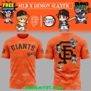 2025 San Francisco Giants x Demon Slayer Edition Shirt Collection