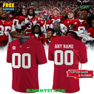 Alabama Crimson Tide New Uniforms 2025 Football Jersey