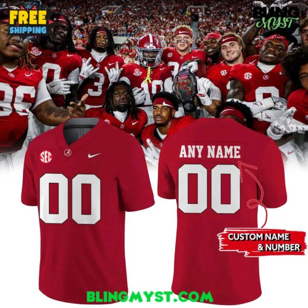 Alabama Crimson Tide New Uniforms 2025 Football Jersey