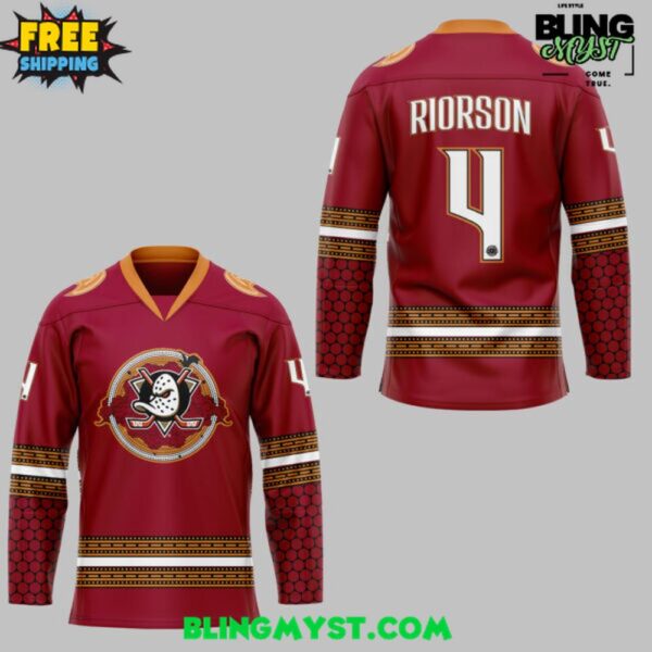 Anaheim Ducks Fourth Wing Night 2025 Hockey Jersey