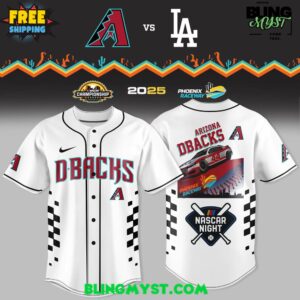 Arizona Diamondbacks NASCAR Night 2025 Baseball Jersey