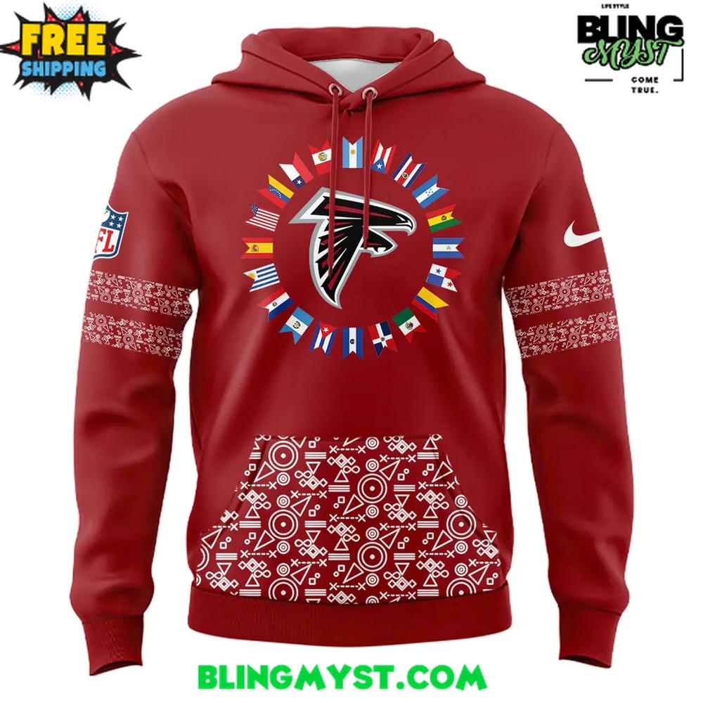Atlanta Falcons Latino Heritage Month 2025 Hoodie Atlanta Falcons Latino Heritage Month 2025 Hoodie