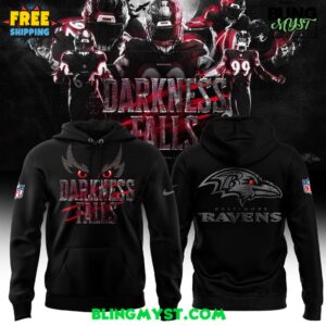 Baltimore Ravens Darkness Falls 2025 Hoodie