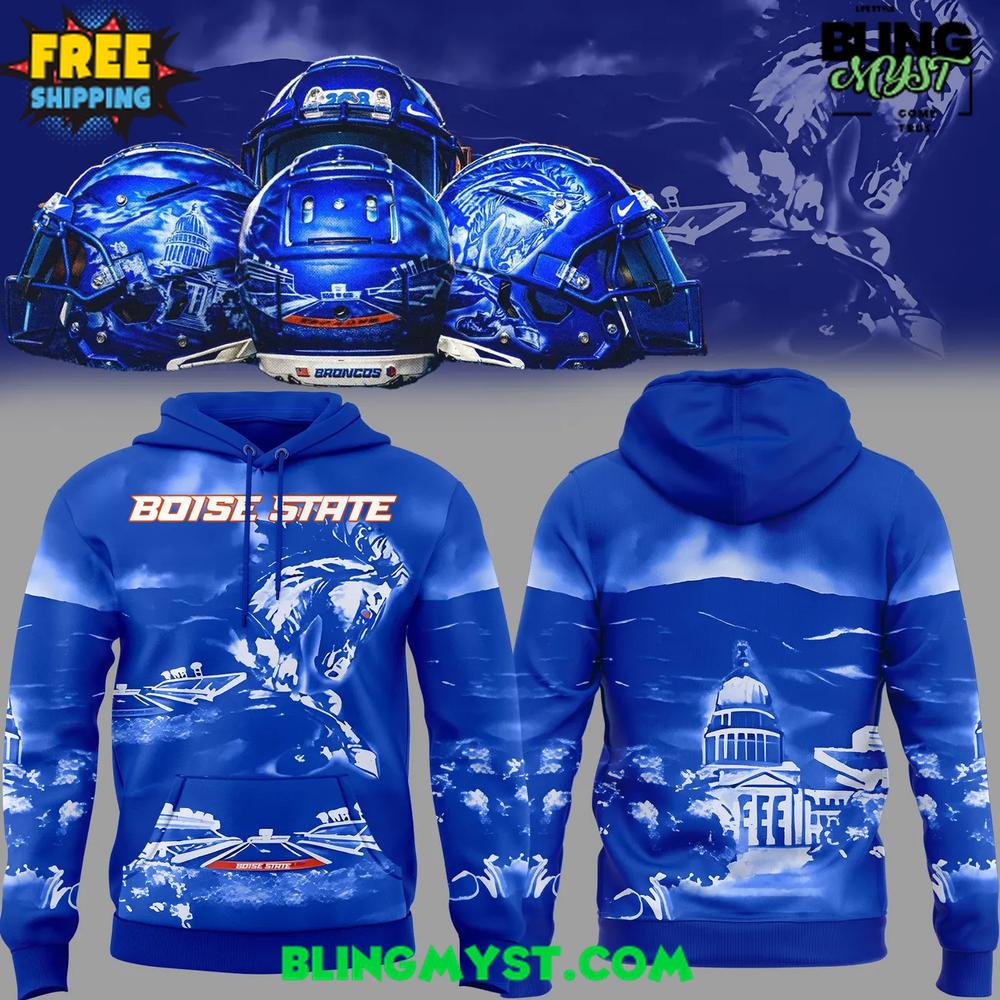 Boise State Broncos x The Blue and the State of Idaho 2025 Hoodie Boise State Broncos x The Blue and the State of Idaho 2025 Hoodie