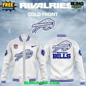 Buffalo Bills 2025 Rivalries Cold Front Baseball Jacket