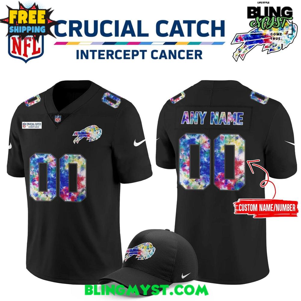 Buffalo Bills Crucial Catch Intercept Cancer Special NFL Football Jersey Buffalo Bills Crucial Catch Intercept Cancer Special NFL Football Jersey