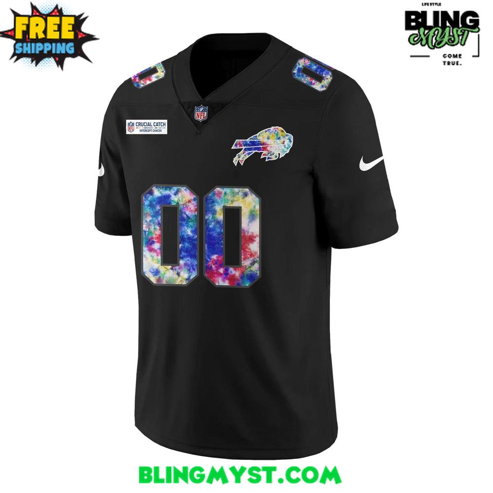 Buffalo Bills Crucial Catch Intercept Cancer Special NFL Football Jersey Buffalo Bills Crucial Catch Intercept Cancer Special NFL Football Jersey
