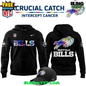 Buffalo Bills Crucial Catch Intercept Cancer NFL Hoodie