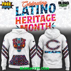 Chicago Bears NFL 2025 Latino Heritage Month Hoodie