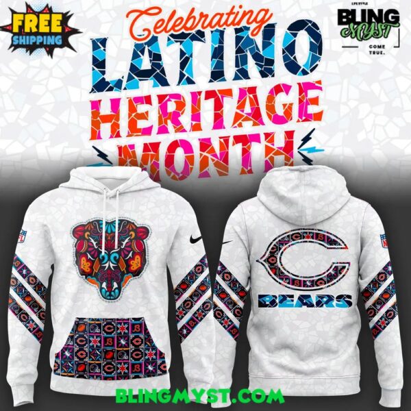 Chicago Bears NFL 2025 Latino Heritage Month Hoodie