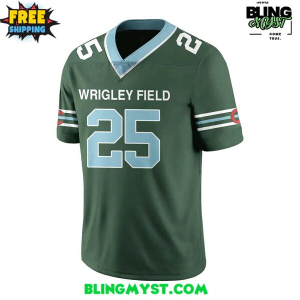 Chicago Cubs Wrigley Field 2025 Football Jersey
