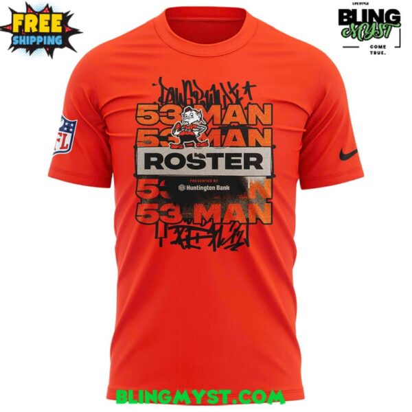 Cleveland Browns 53 Man Roster Limited T-Shirt