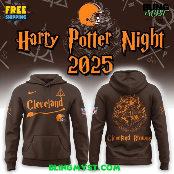 Cleveland Browns x Harry Potter Night 2025 Hoodie