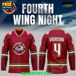 Colorado Avalanche Fourth Wing Night 2025 Hockey Jersey