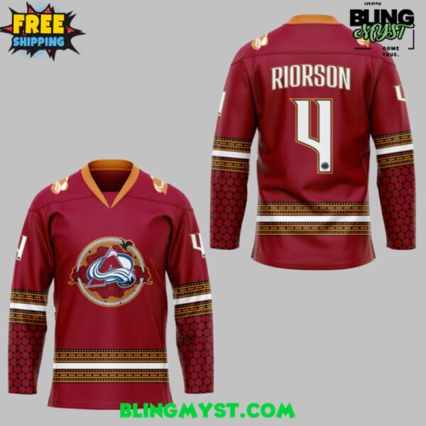 Colorado Avalanche Fourth Wing Night 2025 Hockey Jersey