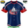 Columbus Clippers x Columbus Blue Jackets Special Baseball Jersey 2