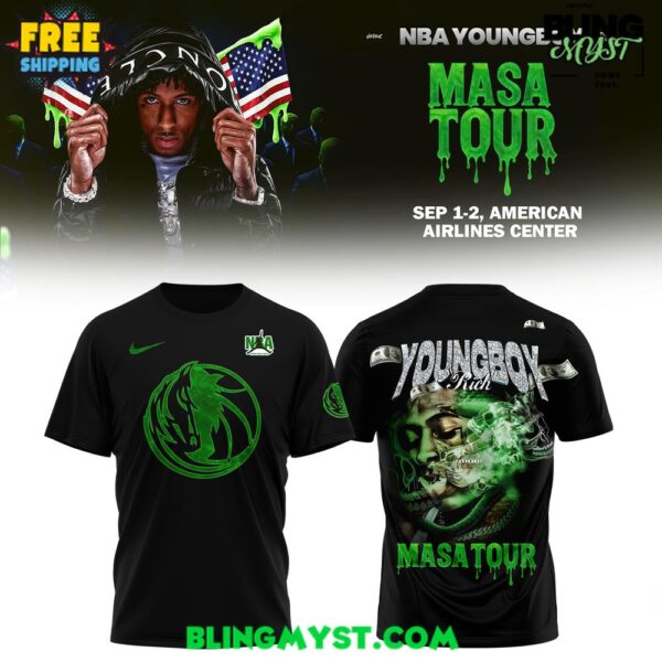 Dallas Mavericks x NBA Young Boy x MASA Tour Limited Shirt Collection
