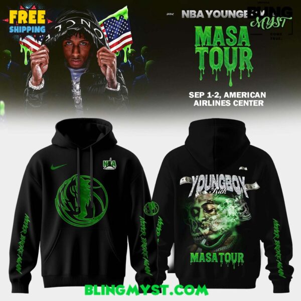 Dallas Mavericks x NBA Young Boy x MASA Tour Limited Shirt Collection