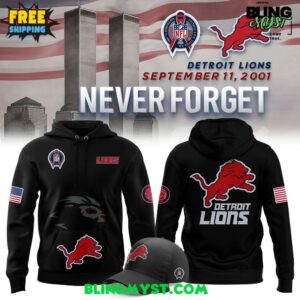 Detroit Lions Never Forget 2025 Hoodie