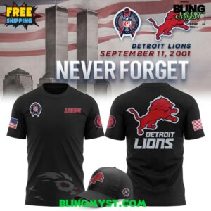 Detroit Lions Never Forget 2025 T-Shirt