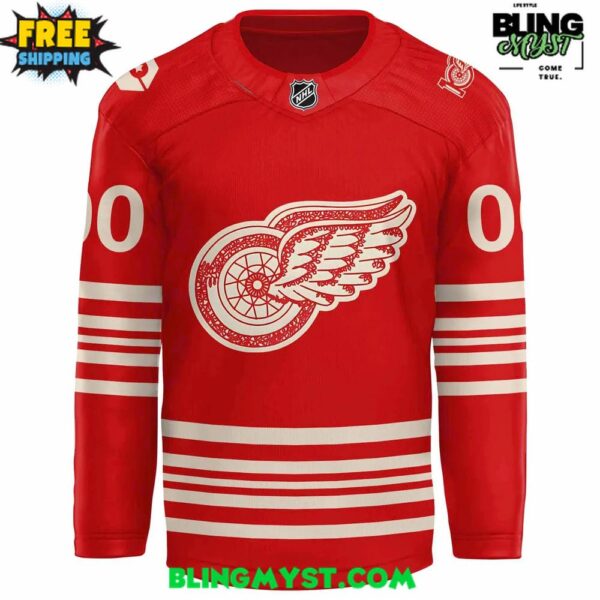 Detroit Red Wings 100th Anniversary Special Edition Hockey Jersey