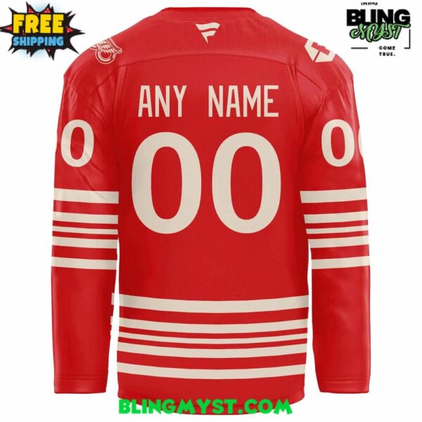 Detroit Red Wings 100th Anniversary Special Edition Hockey Jersey