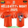 Detroit Tigers x Hello Kitty 2025 Baseball Jersey 2
