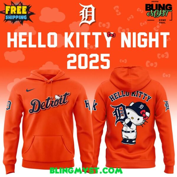 Detroit Tigers x Hello Kitty 2025 Hoodie