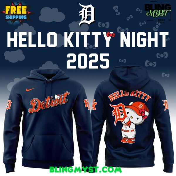 Detroit Tigers x Hello Kitty 2025 Hoodie
