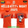 Detroit Tigers x Hello Kitty 2025 T Shirt 2