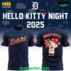 Detroit Tigers x Hello Kitty 2025 T Shirt 3
