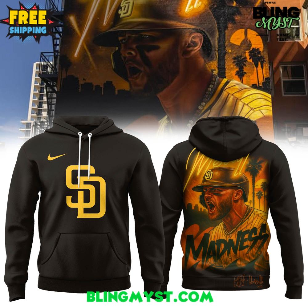 Diego Padres x Merrill Madness Limited Edition Hoodie Diego Padres x Merrill Madness Limited Edition Hoodie