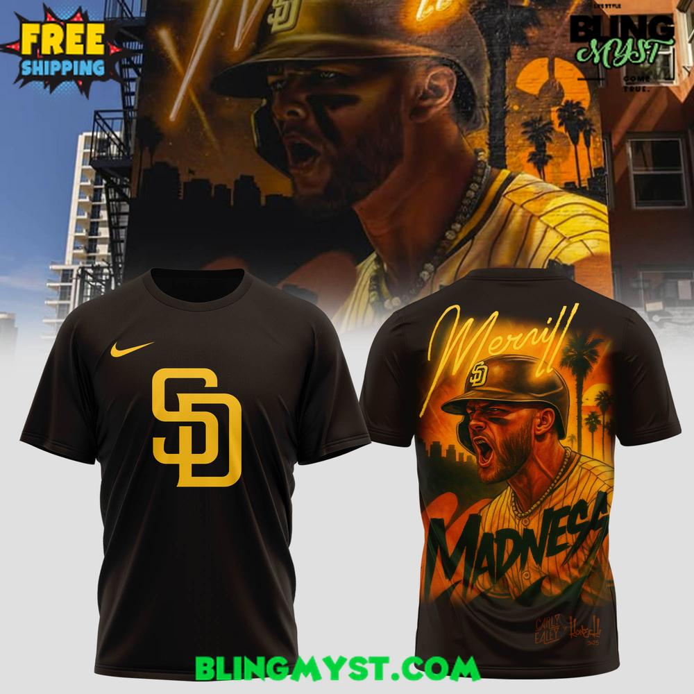 Diego Padres x Merrill Madness Limited Edition T-Shirt Diego Padres x Merrill Madness Limited Edition T-Shirt