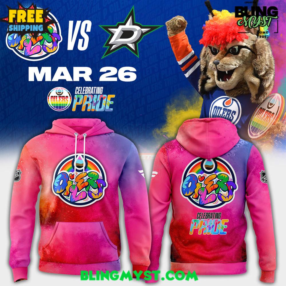 Edmonton Oilers Celebrating Pride 2026 Hoodie Edmonton Oilers Celebrating Pride 2026 Hoodie