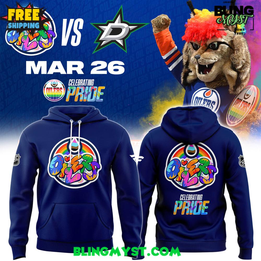 Edmonton Oilers Celebrating Pride 2026 Hoodie Edmonton Oilers Celebrating Pride 2026 Hoodie