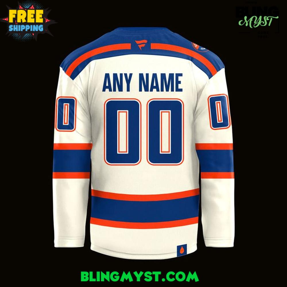 Edmonton Oilers Fanatics Premium Cream 2025-26 Hockey Jersey Edmonton Oilers Fanatics Premium Cream 2025-26 Hockey Jersey