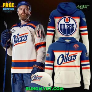 Edmonton Oilers Fanatics Premium Cream 2025-26 Hoodie