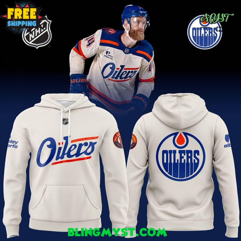 Edmonton Oilers Fanatics Premium Cream 2025-26 Hoodie Edmonton Oilers Fanatics Premium Cream 2025-26 Hoodie