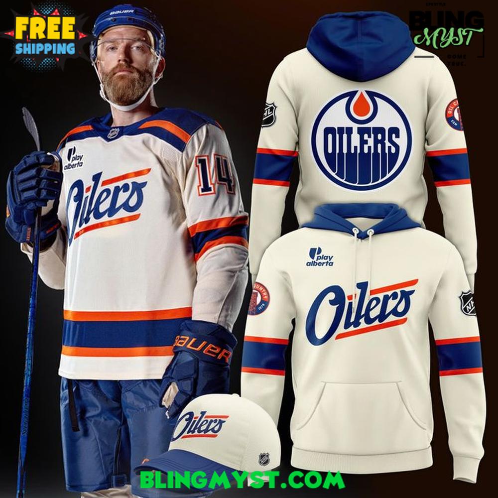 Edmonton Oilers Fanatics Premium Cream 2025-26 Hoodie Edmonton Oilers Fanatics Premium Cream 2025-26 Hoodie