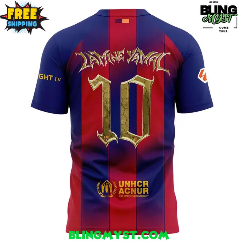 FC BARCELONA Congratulations Lamine Yamal 2025 T-Shirt FC BARCELONA Congratulations Lamine Yamal 2025 T-Shirt