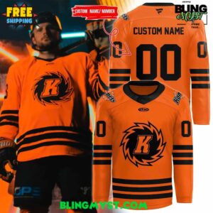 Fort Wayne Komets Orange Out 2025-2026 Hockey Jersey