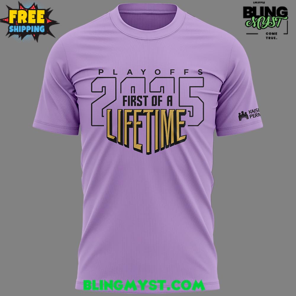 Golden State Valkyries Playoffs First Of A Lifetime 2025 T-Shirt Golden State Valkyries Playoffs First Of A Lifetime 2025 T-Shirt