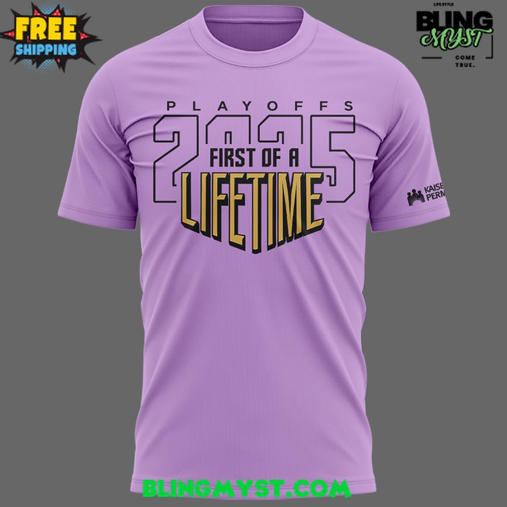 Golden State Valkyries Playoffs First Of A Lifetime 2025 T-Shirt Golden State Valkyries Playoffs First Of A Lifetime 2025 T-Shirt