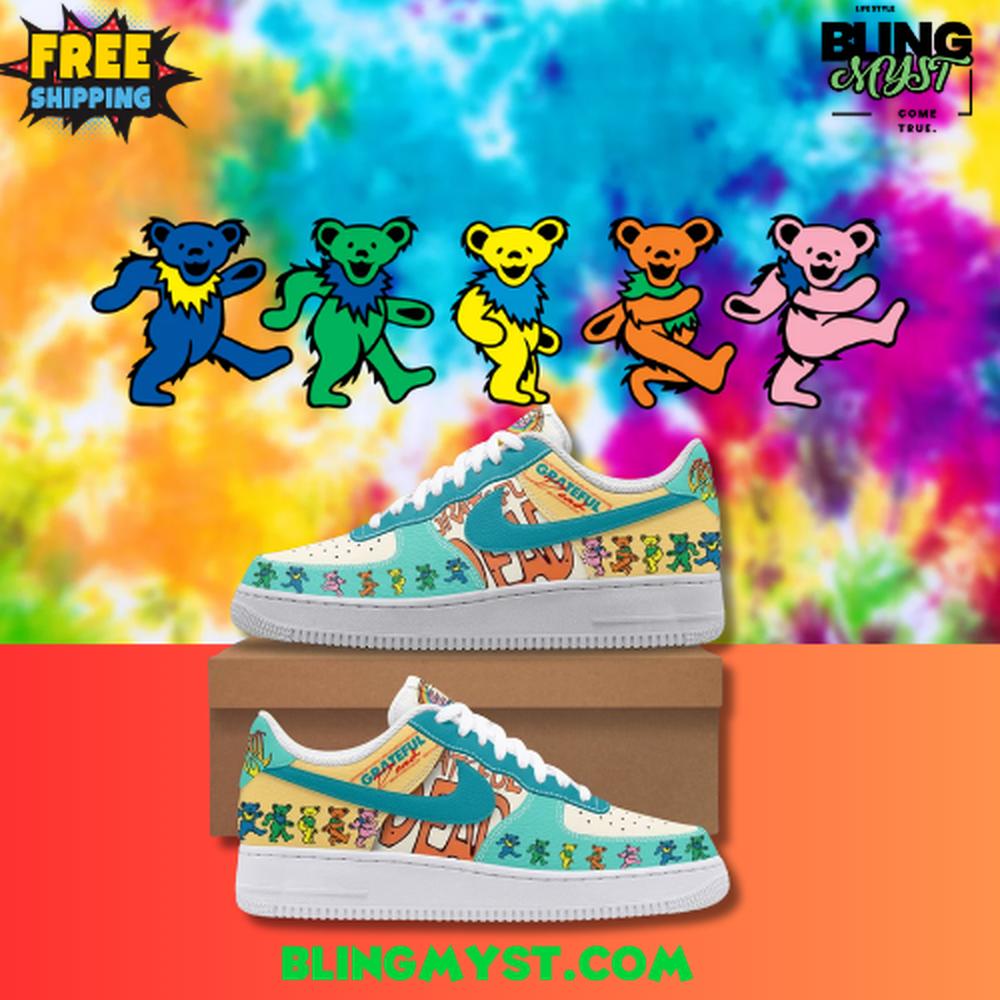 Grateful Dead Limited Edition Air Force 1 Sneaker Grateful Dead Limited Edition Air Force 1 Sneaker