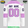 Hartford Wolf Pack Hockey Fights Cancer Special Edition Jersey 3