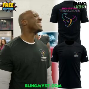 Houston Texans Crucial Catch Intercept Cancer 2025 T-Shirt