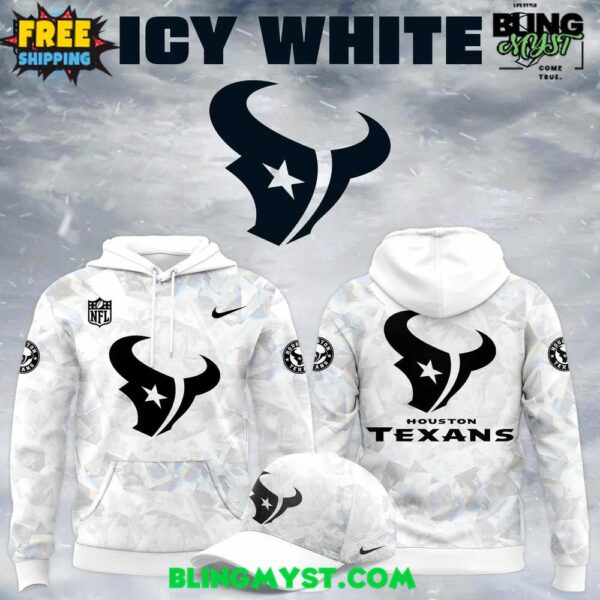 Houston Texans Icy White 2025 Special Hoodie