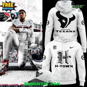 Houston Texans Icy White H-Town NFL Hoodie